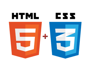 Illustration logo HTML5 CSS3